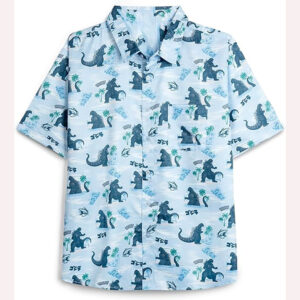 Funny Godzilla Family Hawaiian Shirt