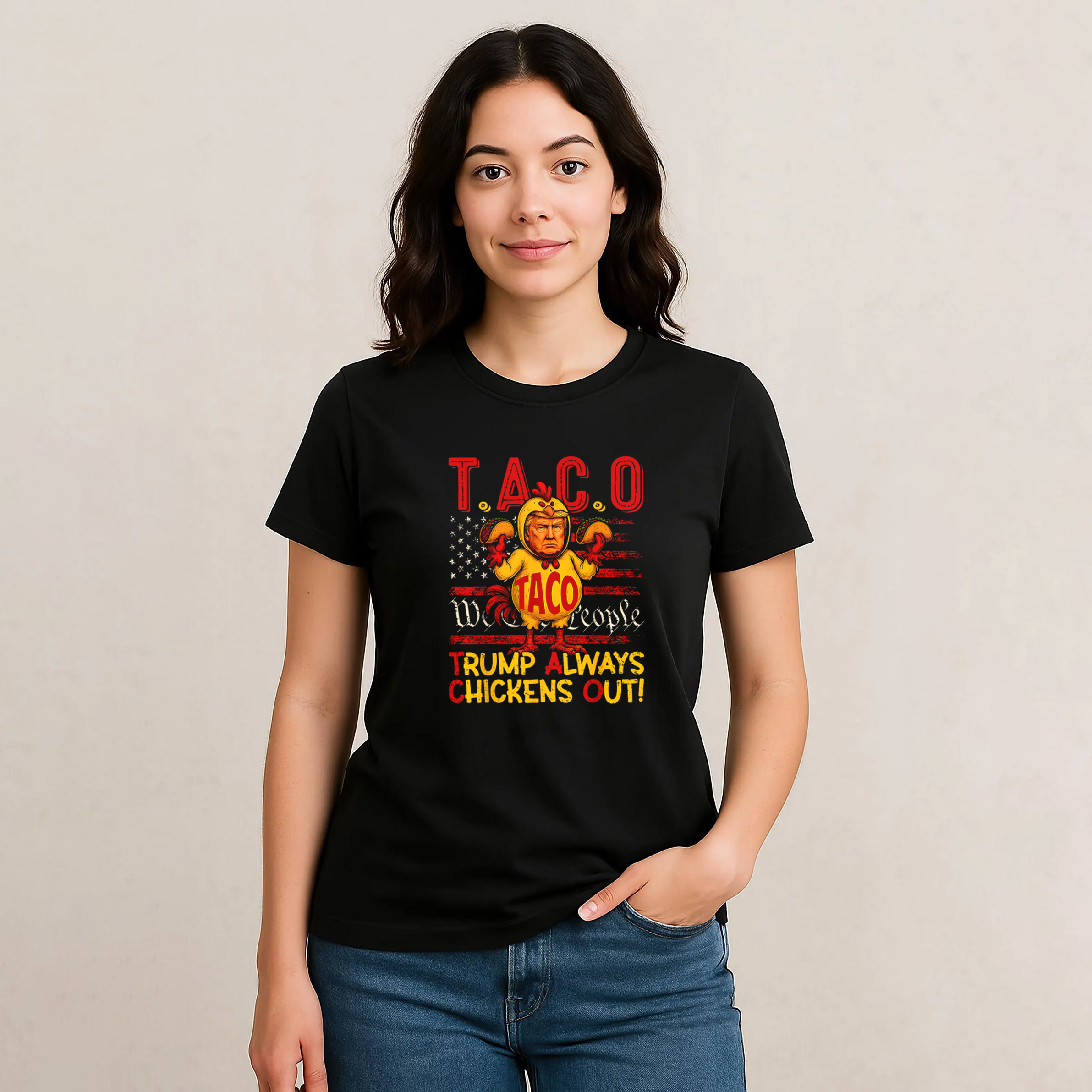 Funny Taco Chicken Trump Always Chicken Out T-shirt Funny Taco Chicken Trump Always Chicken Out T-shirt