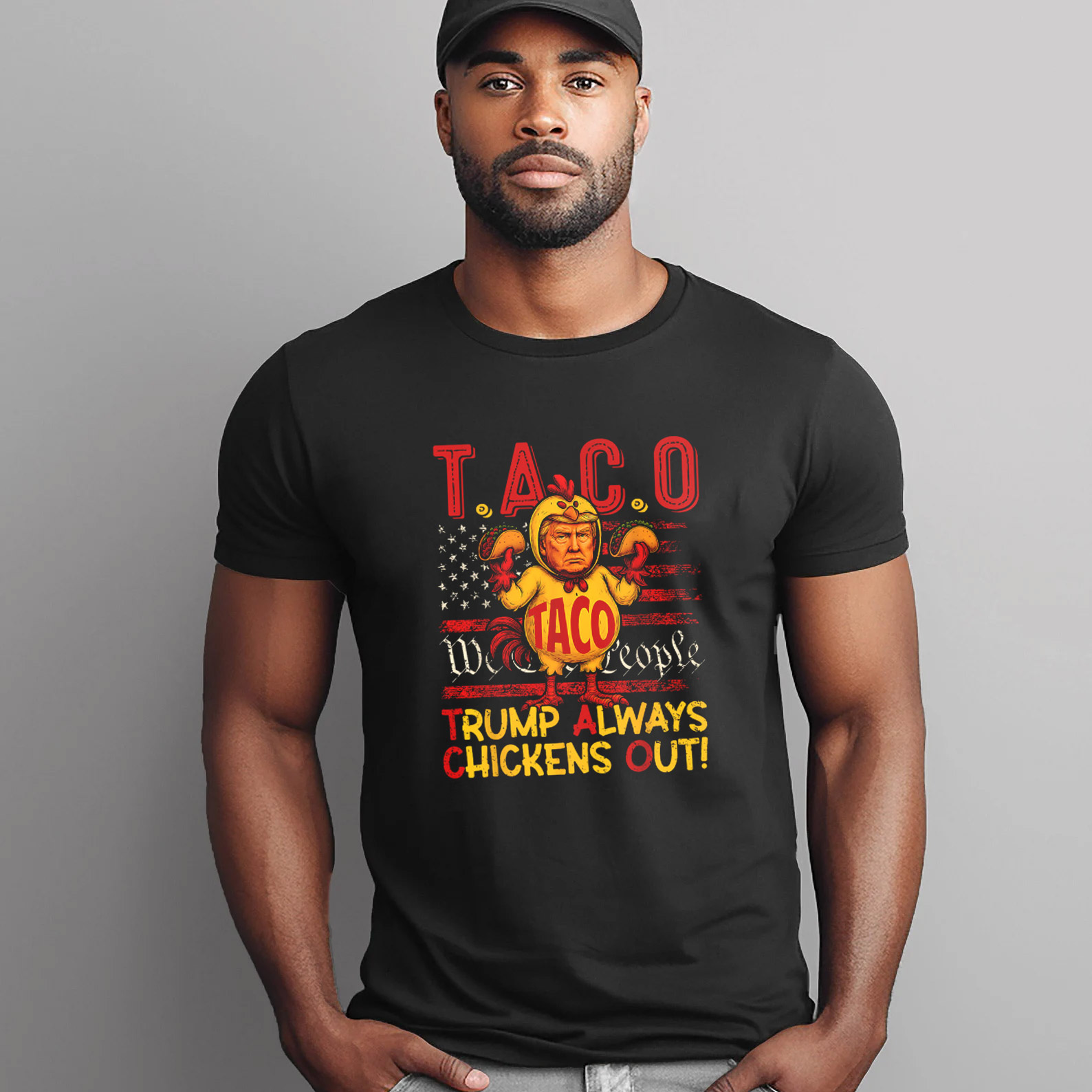 Funny Taco Chicken Trump Always Chicken Out T-shirt Funny Taco Chicken Trump Always Chicken Out T-shirt