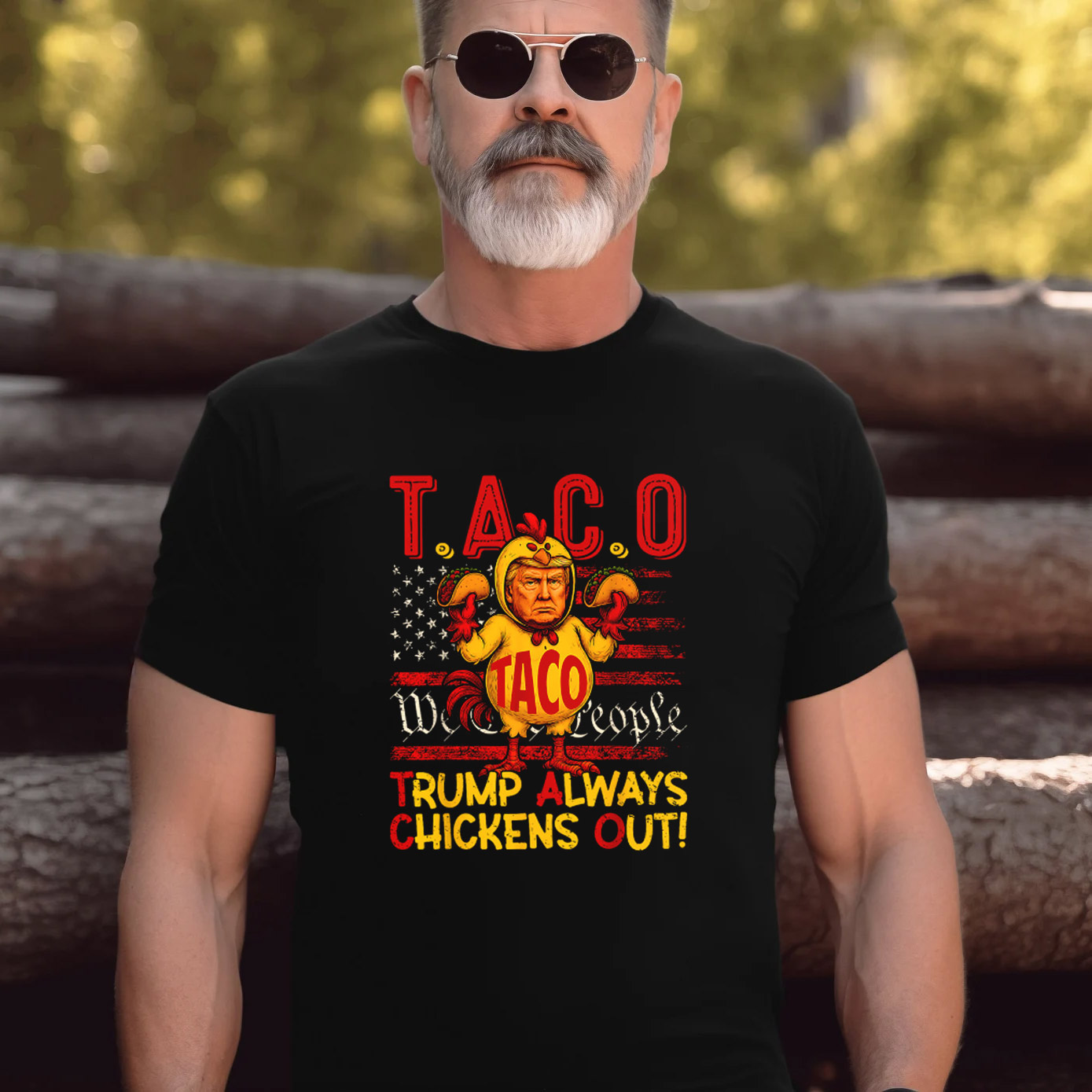 Funny Taco Chicken Trump Always Chicken Out T-shirt Funny Taco Chicken Trump Always Chicken Out T-shirt