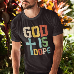 God Is Dope Retro Vintage T-shirt