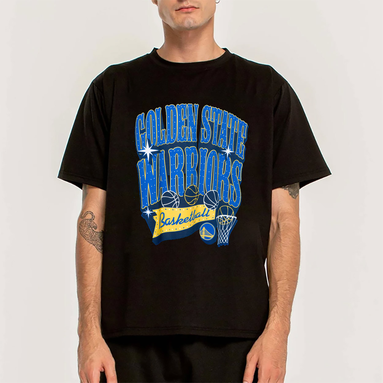 Golden State Warriors Basketball Retro NBA T-shirt Golden State Warriors Basketball Retro NBA T-shirt