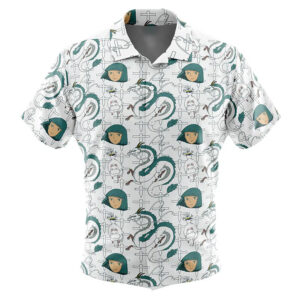Haku Spirited Away Studio Ghibli Hawaiian T shirt 2