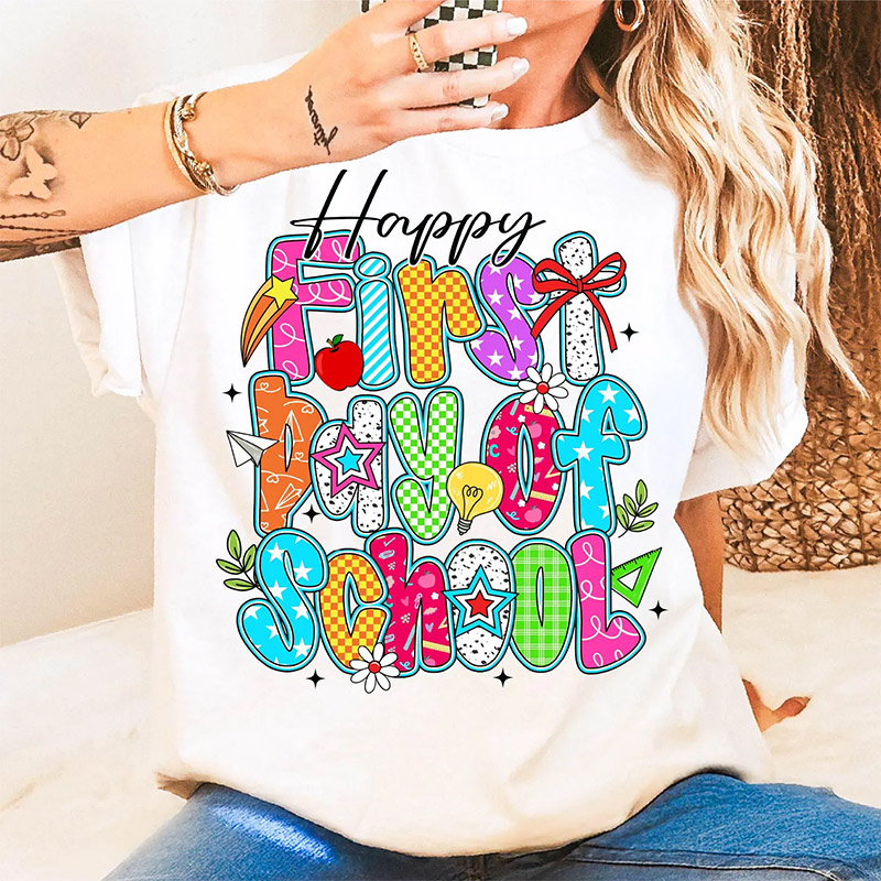 Happy First Day Of School, 1st Day T-shirt Happy First Day Of School, 1st Day T-shirt