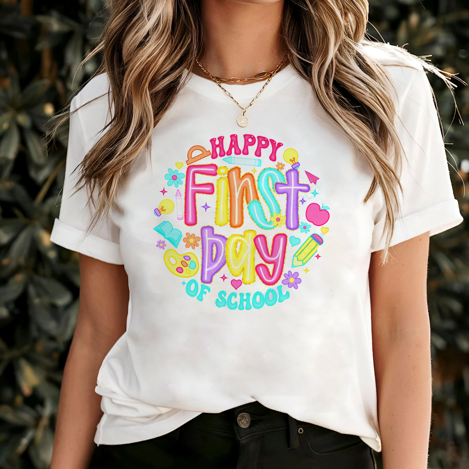 Happy First Day Of School Tee Happy First Day Of School Tee