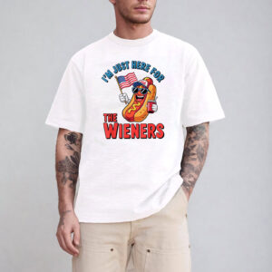 I’m Just Here For The Wieners Funny Hotdog 4th Of July T-shirts I’m Just Here For The Wieners Funny Hotdog 4th Of July T-shirts
