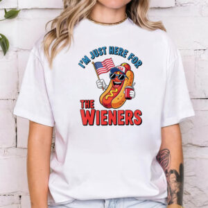 I'm Just Here For The Wieners Funny Hotdog 4th of july t shirts 3