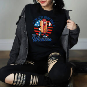 I'm Just Here For The Wieners Vintage 4th Of July Shirts 1