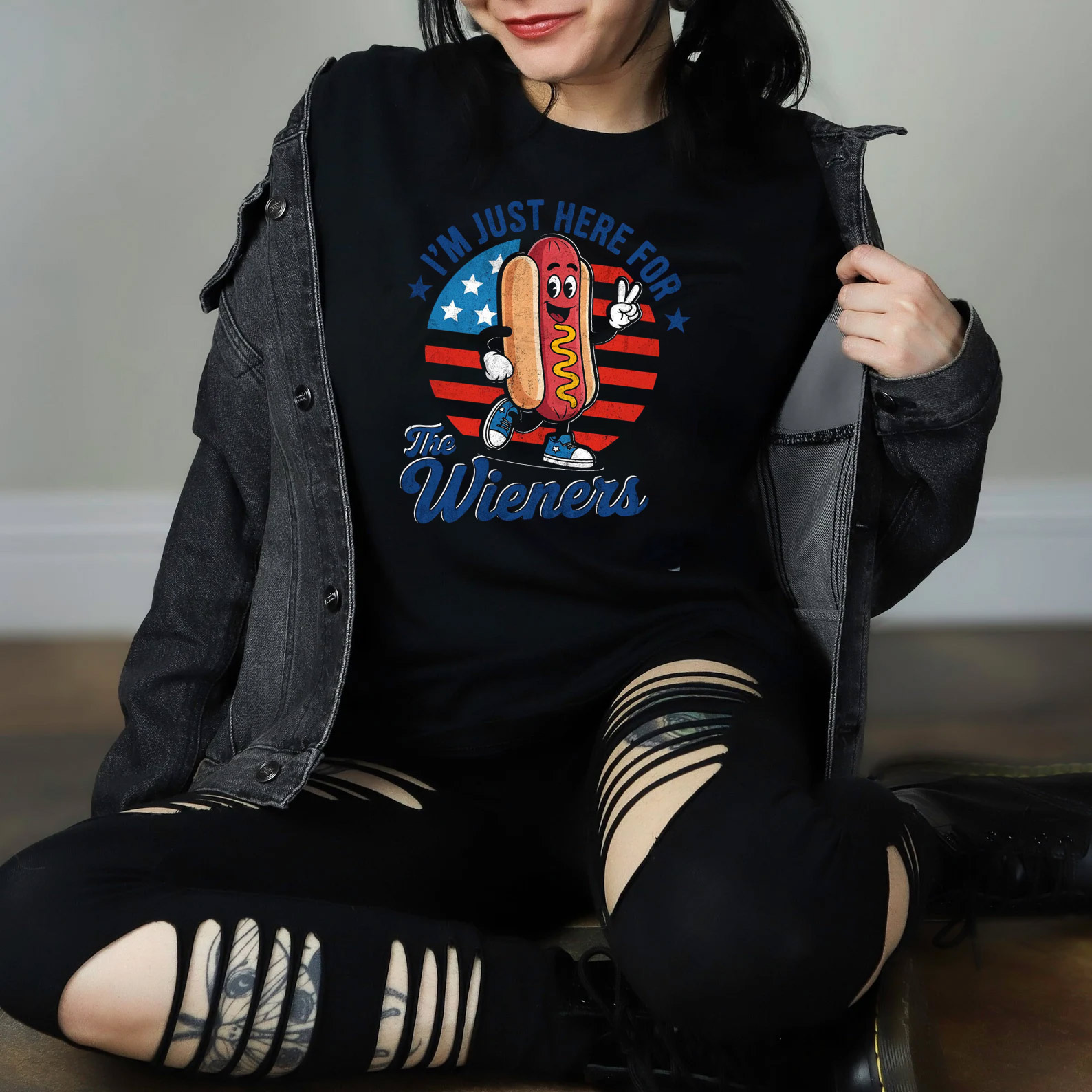 I'm Just Here For The Wieners Vintage 4th Of July Shirts I'm Just Here For The Wieners Vintage 4th Of July Shirts