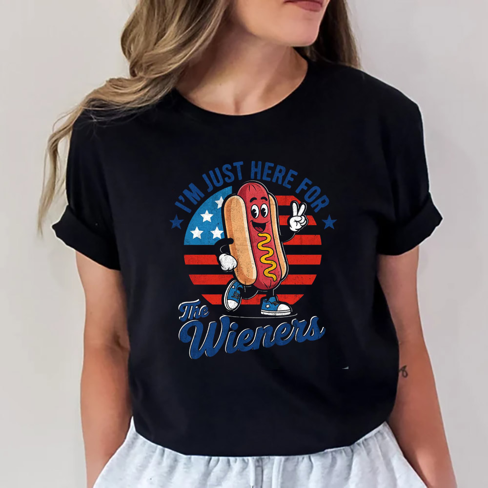 I'm Just Here For The Wieners Vintage 4th Of July Shirts I'm Just Here For The Wieners Vintage 4th Of July Shirts