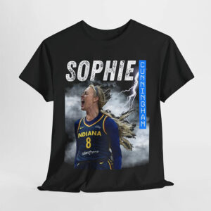 Indiana Fever Sophie Cunningham Thunder Graphic T-shirt Indiana Fever Sophie Cunningham Thunder Graphic T-shirt