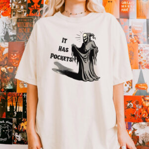 It Has Pockets Grim Reaper Comfort Colors T shirt 3