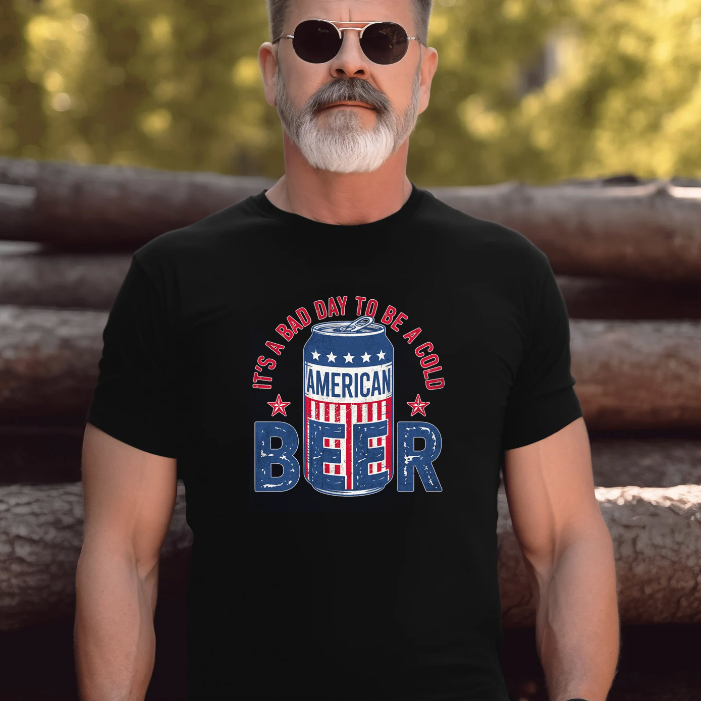 It's A Bad Day To Be A Cold Beer 4th July Greetings T-shirt It's A Bad Day To Be A Cold Beer 4th July Greetings T-shirt