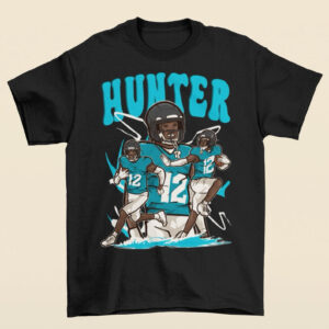 Jacksonville Football Travis Hunter Cartoon Style T shirt 3