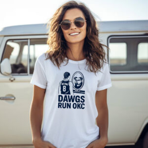 Jalen Williams Mirror Dog Dawgs Run OKC Thunder 2025 T-shirt
