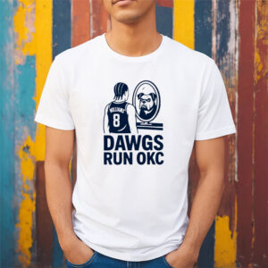 Jalen Williams Mirror Dog Dawgs Run OKC Thunder 2025 T shirt 2