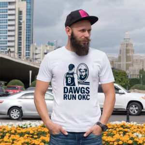 Jalen Williams Mirror Dog Dawgs Run OKC Thunder 2025 T shirt 3