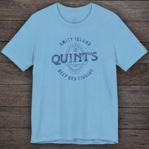 Jaws Quint's Deep Sea Fishing Horror Movie T shirt 2