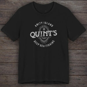 Jaws Quint's Deep Sea Fishing Horror Movie T shirt 3