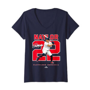 Josh Naylor Cleveland MLBPA Graphic Signature T-shirt