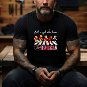 Just A Girl Who Loves Georgia Bulldogs Abbey Road Mascot T shirt 2