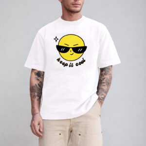 Keep It Cool celebrating emoji Graphic Tee 3