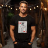 King Of Hearts Naked Funny Card Meme T-shirt