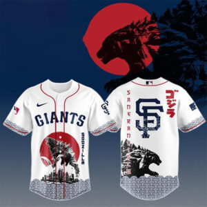 King Of The Monsters Godzilla Baseball Jersey King Of The Monsters Godzilla Baseball Jersey