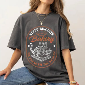 Kitty Biscuits Bakery Cute Cat Dough Comfort Colors T shirt 3