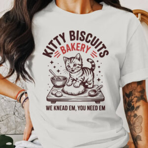 Kitty Biscuits Bakery Cute Kitten Baker Tee Kitty Biscuits Bakery Cute Kitten Baker Tee