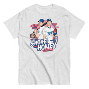 LA Dodgers Shohei Ohtani The Honey Animation T shirt 3