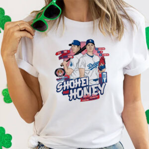 LA Dodgers Shohei Ohtani The Honey Animation T shirt