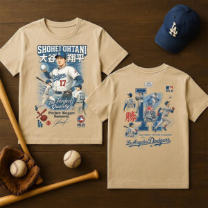 LA Dodgers Shohei Ohtani The Perfect Duality Japan Anime 2 sided T shirt No. 2