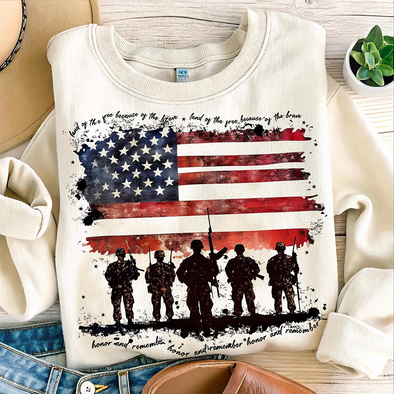 Land Of The Free Independence Day USA Patriotic T-shirt Land Of The Free Independence Day USA Patriotic T-shirt