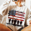 Land Of The Free Independence Day USA Patriotic T-shirt