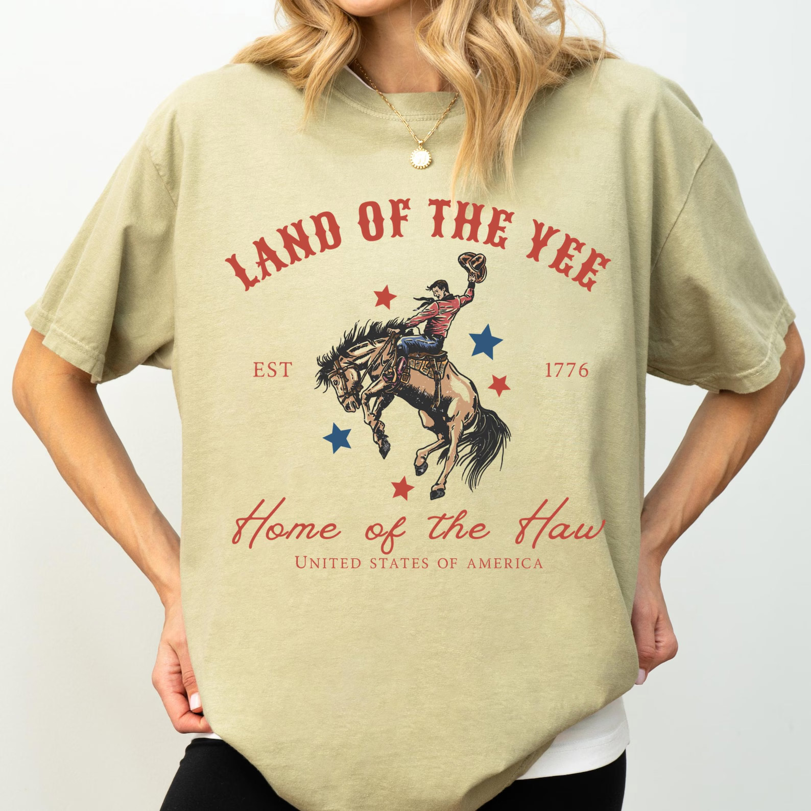 Land Of The Yee Haw 4th Of July Comfort Colors Tee Land Of The Yee Haw 4th Of July Comfort Colors Tee