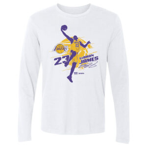 LeBron James Los Angeles Lakers 23 Signature T-shirt LeBron James Los Angeles Lakers 23 Signature T-shirt
