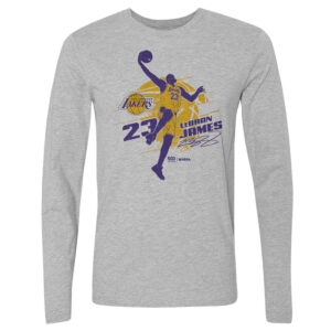 LeBron James Los Angeles Lakers 23 Signature T shirt 3