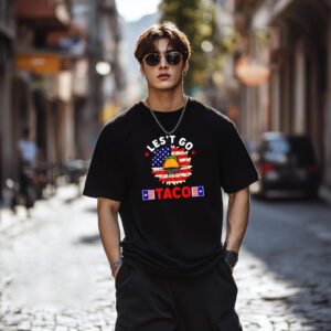 Let’s Go Taco America Mexico Sunflower T shirt 3