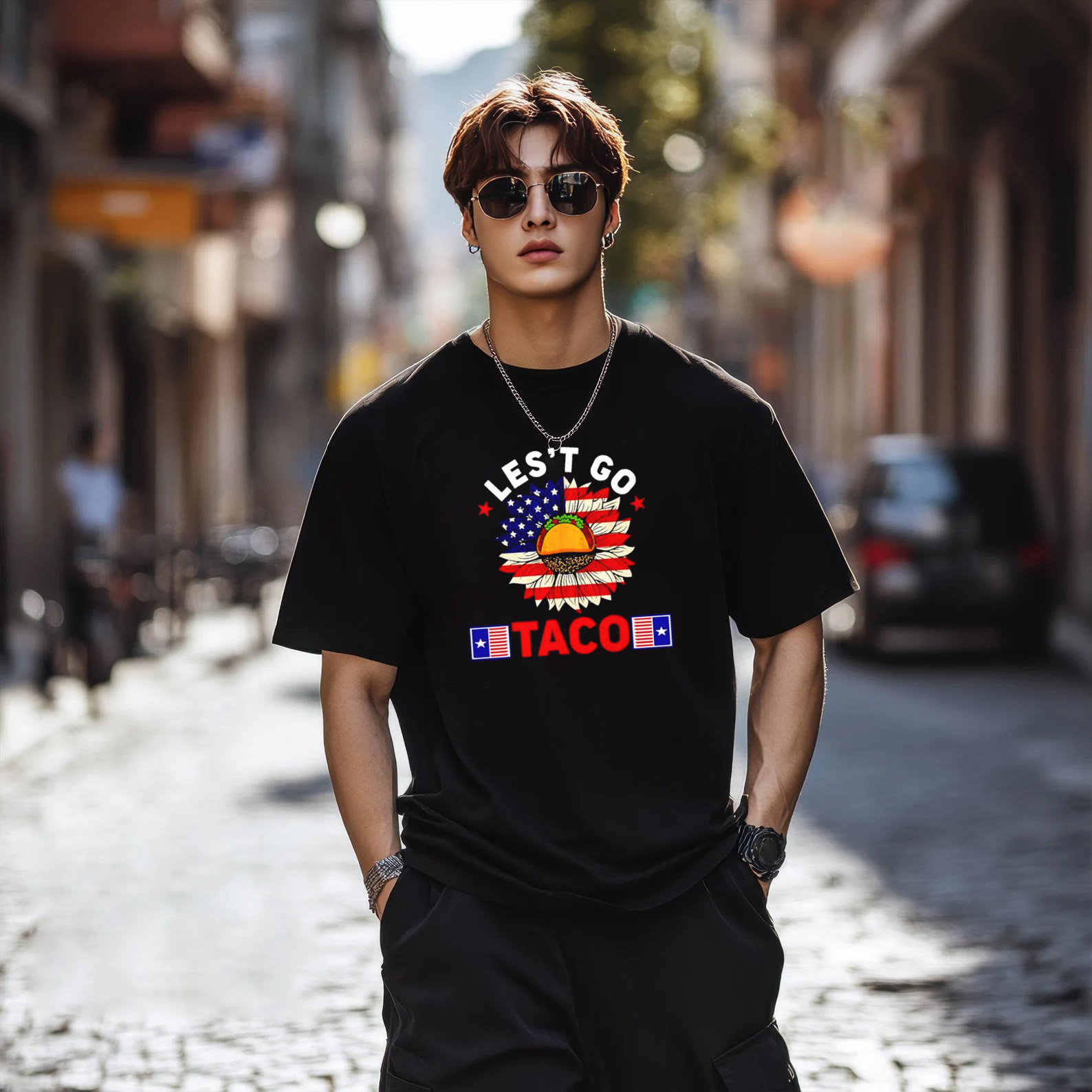 Let’s Go Taco America Mexico Sunflower T-shirt Let’s Go Taco America Mexico Sunflower T-shirt