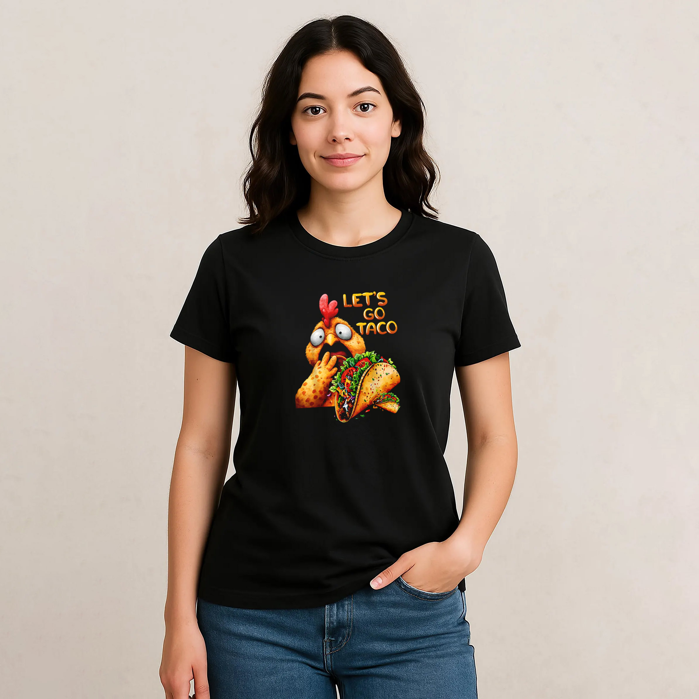 Let's Go Taco Hilarious Trump Chicken T-shirt Let's Go Taco Hilarious Trump Chicken T-shirt