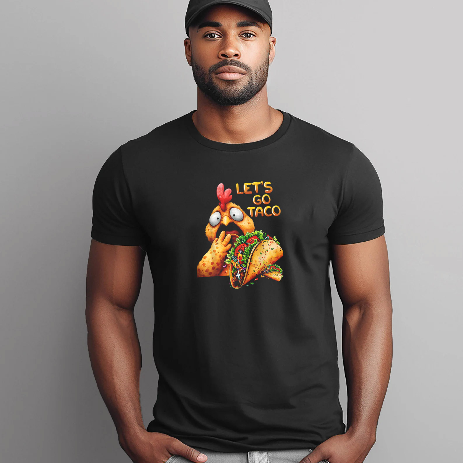 Let's Go Taco Hilarious Trump Chicken T-shirt Let's Go Taco Hilarious Trump Chicken T-shirt