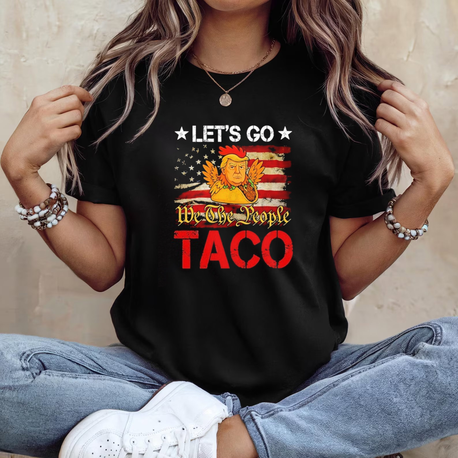 Let’s Go Taco Trump Chicken We The Peope T-shirt Let’s Go Taco Trump Chicken We The Peope T-shirt