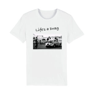 Life's A Drag Retro Drag Racing 80s T shirt 3