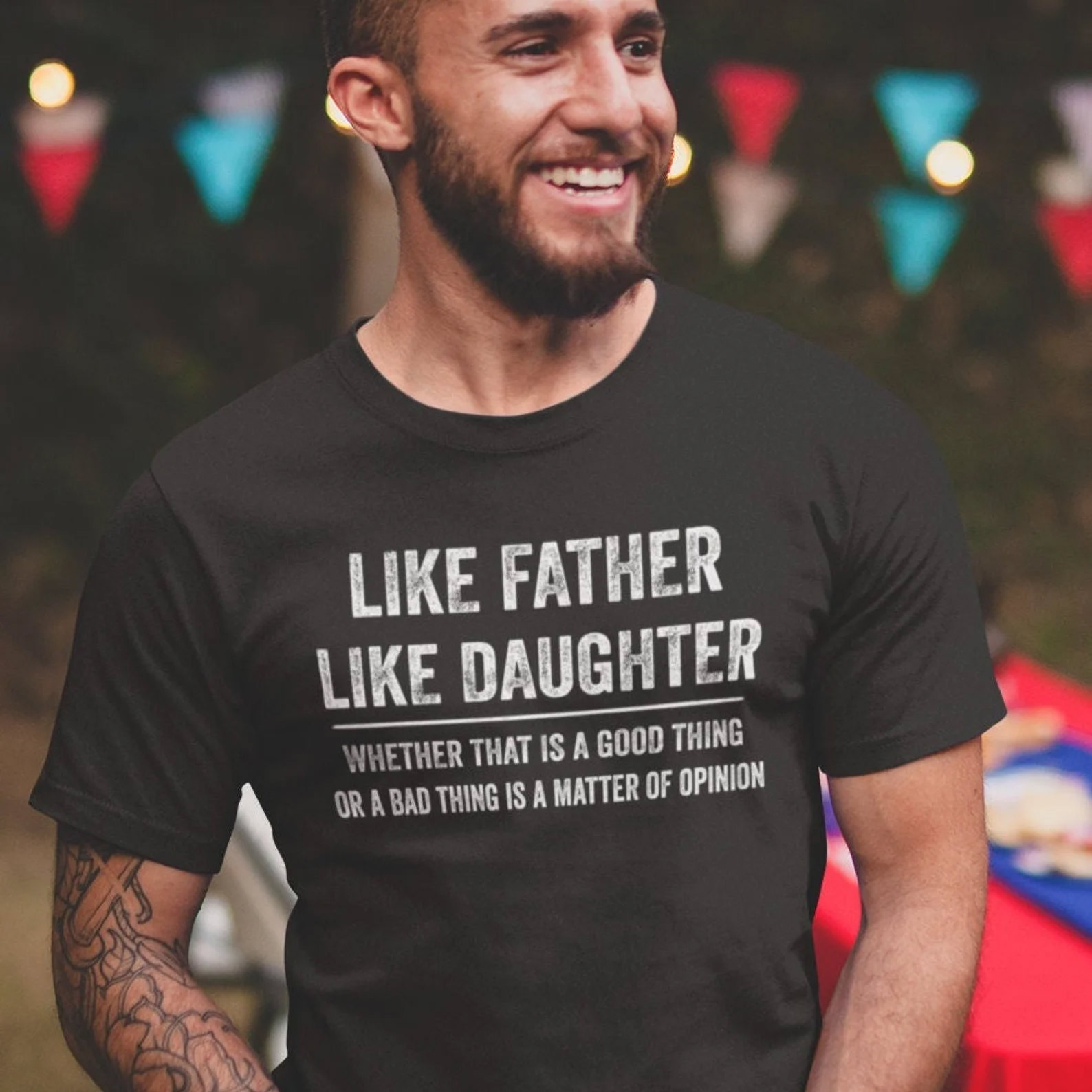 Like Father Like Daughter Retro Dad's Day Comfort Colors T-shirt Like Father Like Daughter Retro Dad's Day Comfort Colors T-shirt