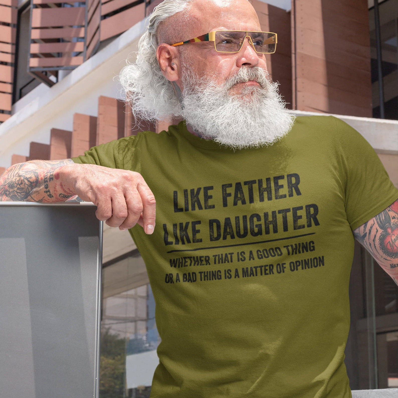 Like Father Like Daughter Retro Dad's Day Comfort Colors T-shirt Like Father Like Daughter Retro Dad's Day Comfort Colors T-shirt