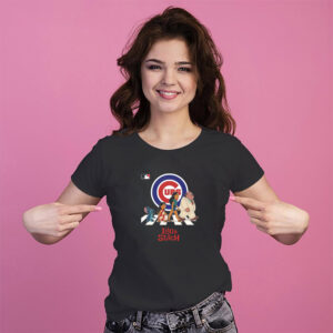 Lilo And Stitch Abbey Road Chicago Cubs MLB T shirt 3