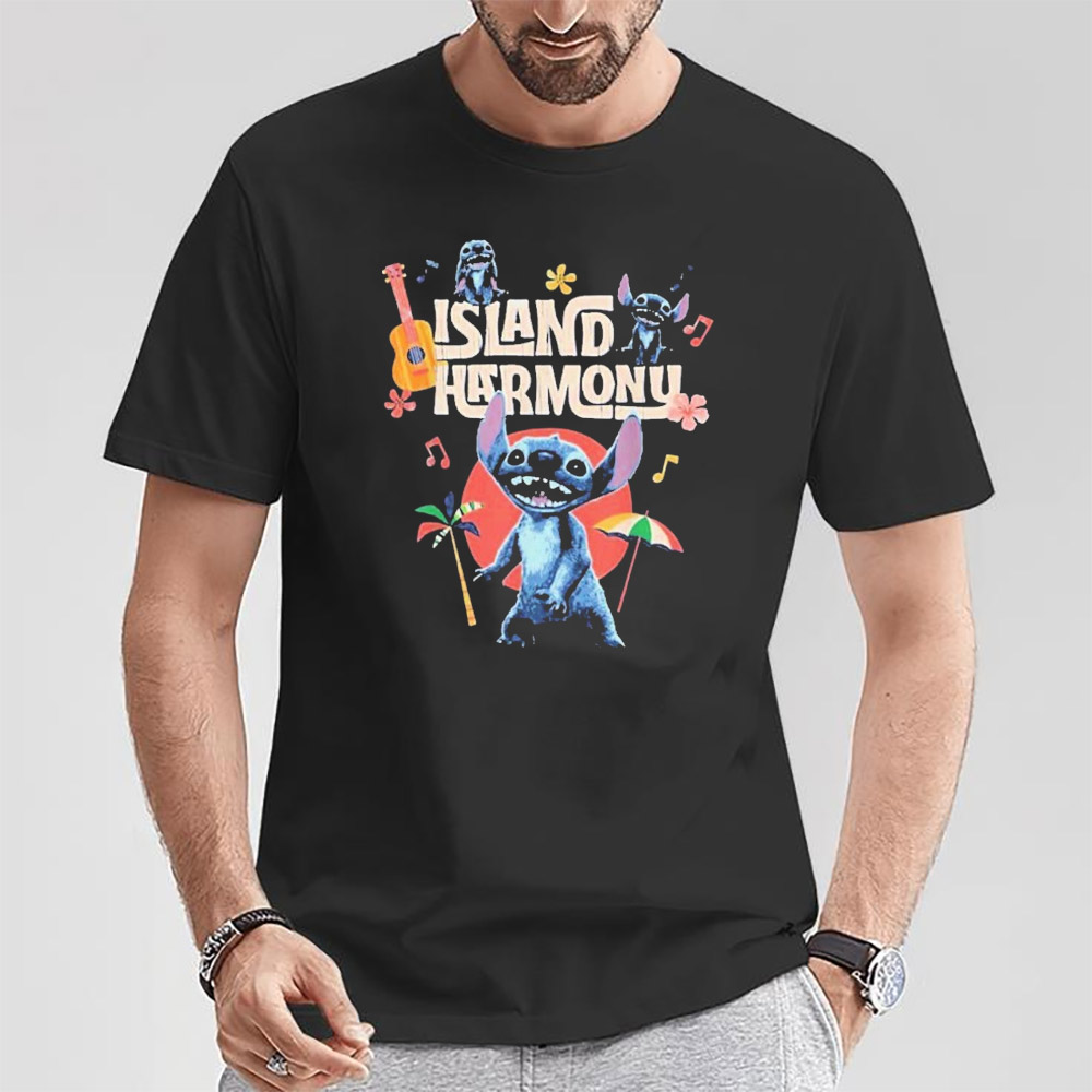 Lilo And Stitch Island Harmony Movie T-shirt Lilo And Stitch Island Harmony Movie T-shirt
