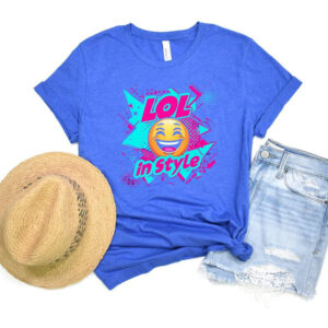 Lol In Style Funny Emoji Day Comfort Colors T-shirt Lol In Style Funny Emoji Day Comfort Colors T-shirt