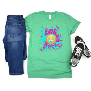 Lol In Style Funny emoji day Comfort Colors T shirt 3